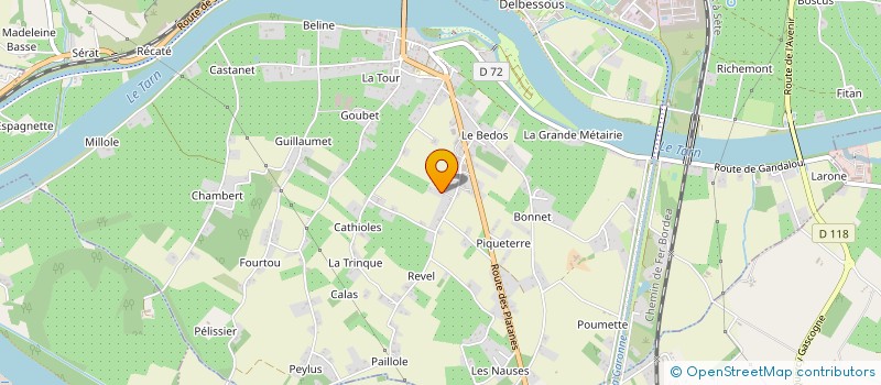 localisation de l'entreprise SARL RC 82 à MOISSAC