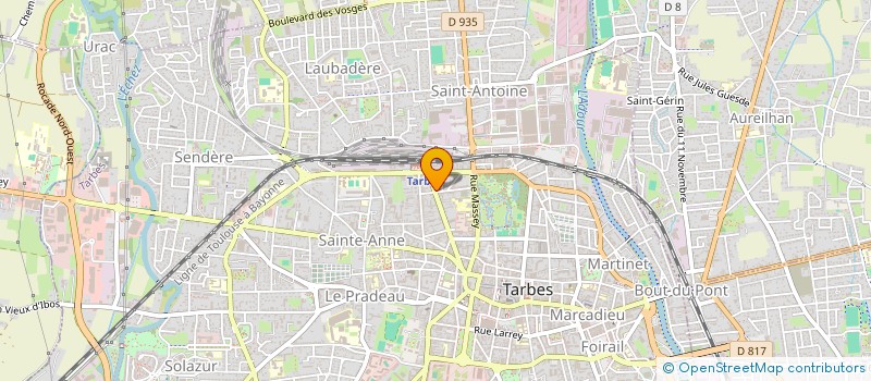 localisation de l'entreprise SARL RC  TARBES