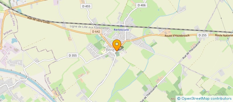 localisation de l'entreprise SARL RC BATI PRO  RENESCURE