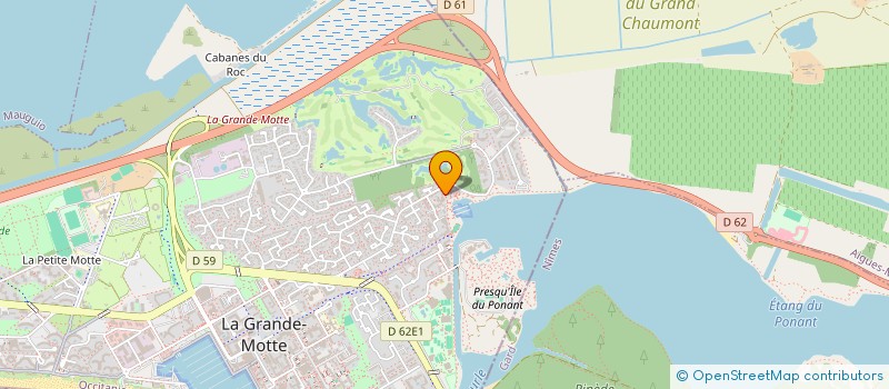 localisation de l'entreprise SARL RC DU PONANT à LA GRANDE-MOTTE
