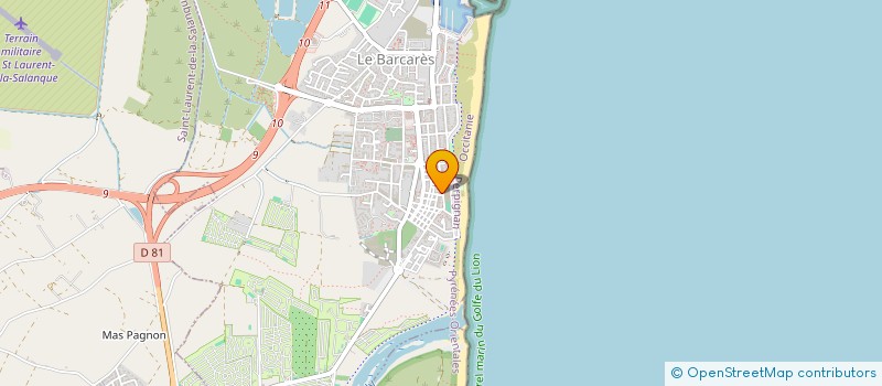 localisation de l'entreprise SARL RC SHOPS  LE BARCARES