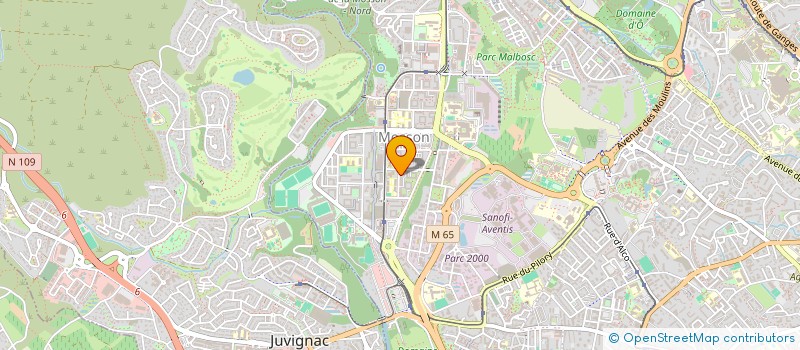 localisation de l'entreprise SARL RCA à MONTPELLIER