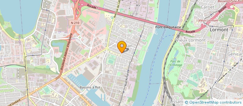 localisation de l'entreprise SARL RCDC à BORDEAUX