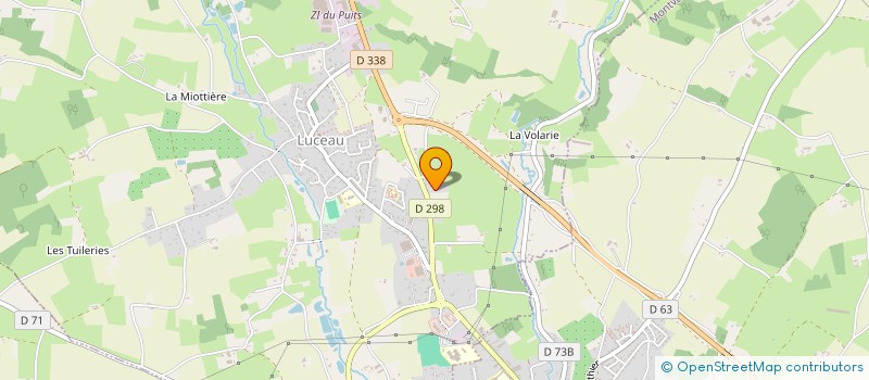 localisation de l'entreprise SARL RCF à LUCEAU