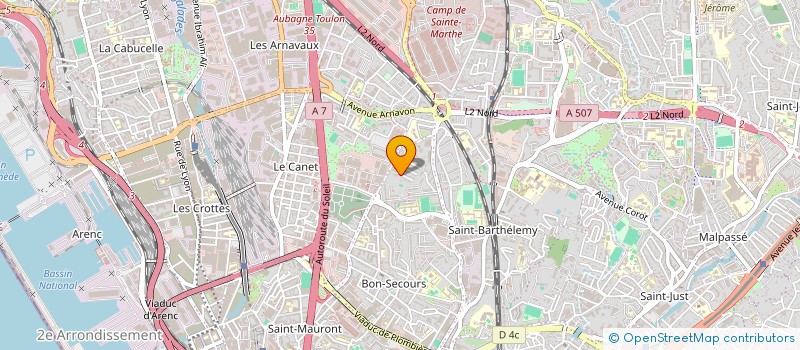 localisation de l'entreprise SARL RCF à MARSEILLE