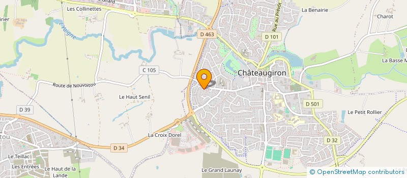 localisation de l'entreprise SARL RCM  CHATEAUGIRON