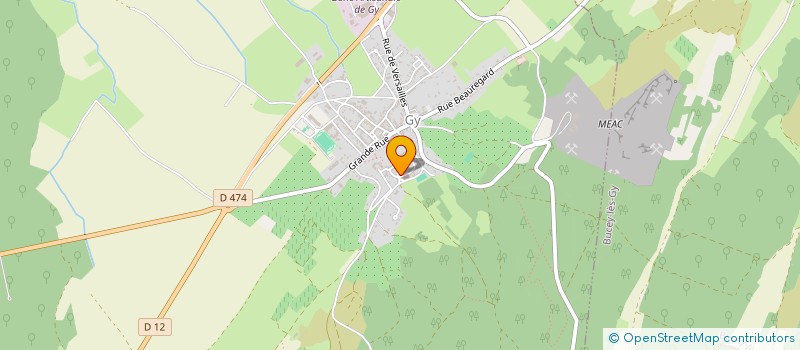 localisation de l'entreprise SARL RCZ à GY