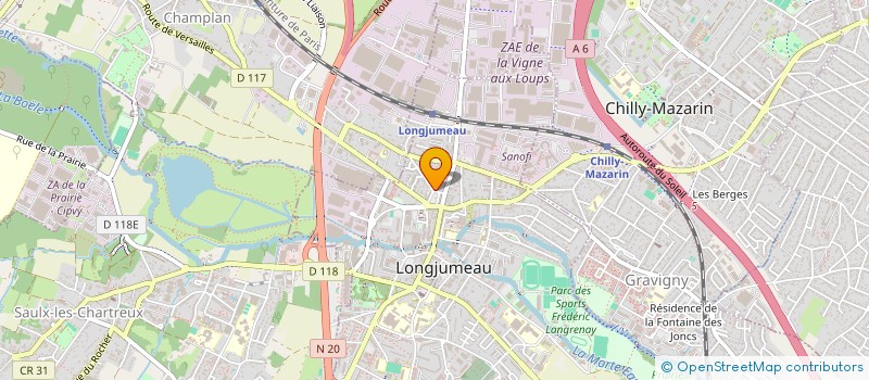 localisation de l'entreprise SARL RDC à LONGJUMEAU