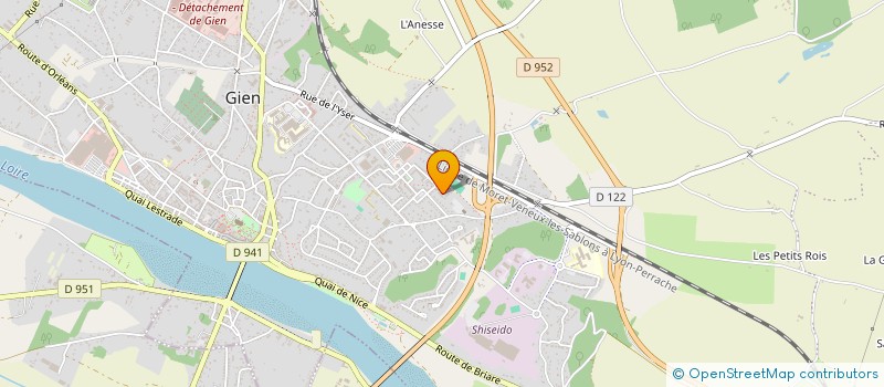 localisation de l'entreprise SARL RDF à GIEN