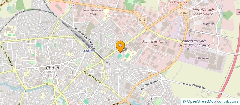 localisation de l'entreprise SARL RDL à CHOLET
