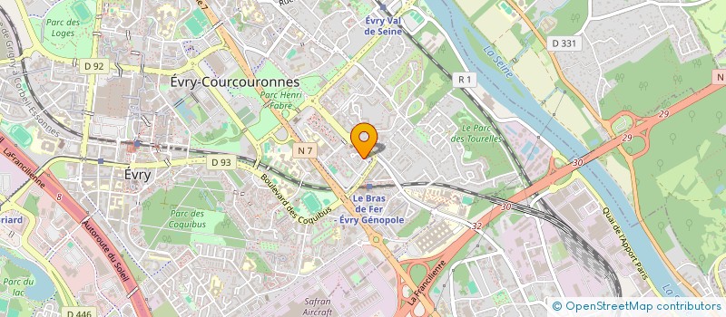 localisation de l'entreprise SARL RDM à EVRY-COURCOURONNES