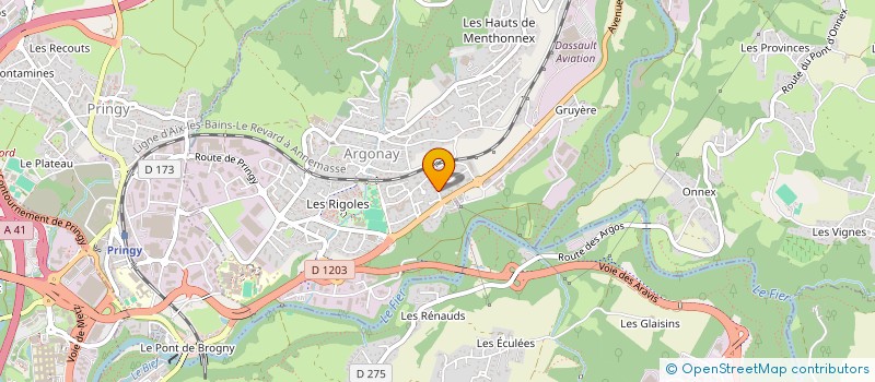 localisation de l'entreprise SARL RDP à ANNECY