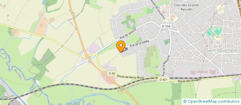 localisation de l'entreprise SARL REAL BAT 18  SAINT-DOULCHARD