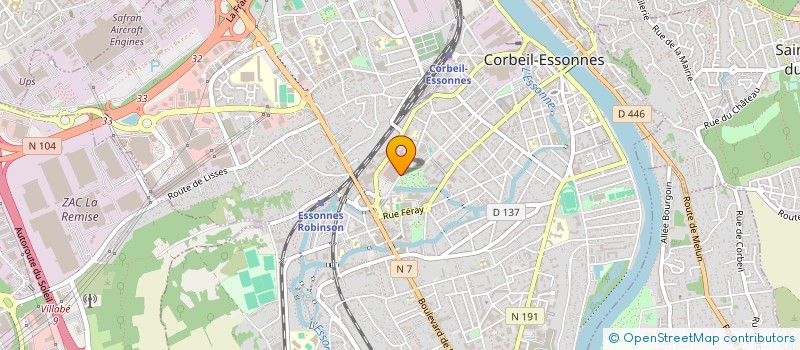 localisation de l'entreprise SARL REAL CONCEPT 2000 à CORBEIL-ESSONNES