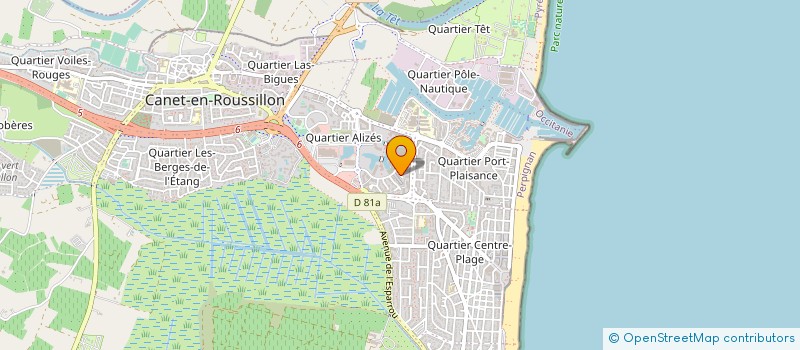 localisation de l'entreprise SARL REAL INFO à CANET-EN-ROUSSILLON