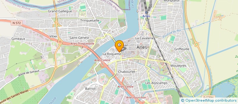 localisation de l'entreprise SARL REATTU à ARLES