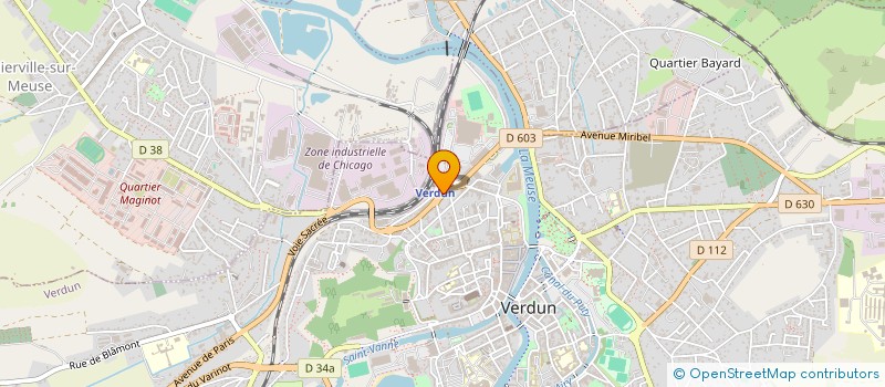 localisation de l'entreprise SARL REBILLARD  VERDUN