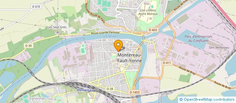 localisation de l'entreprise SARL REBOBINAGES DE MONTEREAU à MONTEREAU-FAULT-YONNE