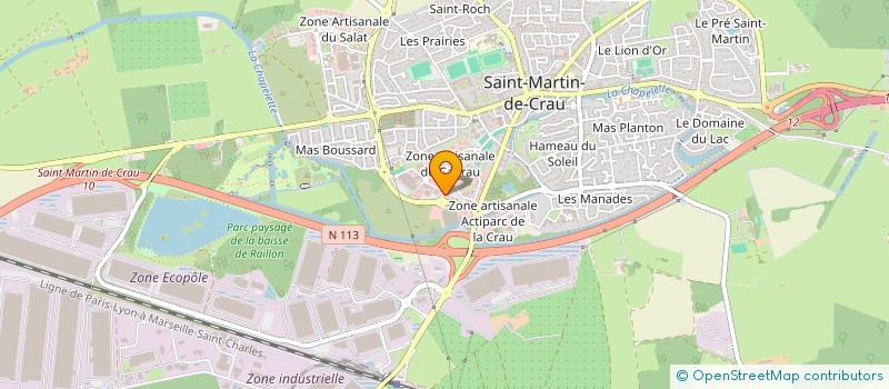 localisation de l'entreprise SARL REBOUL à SAINT-MARTIN-DE-CRAU