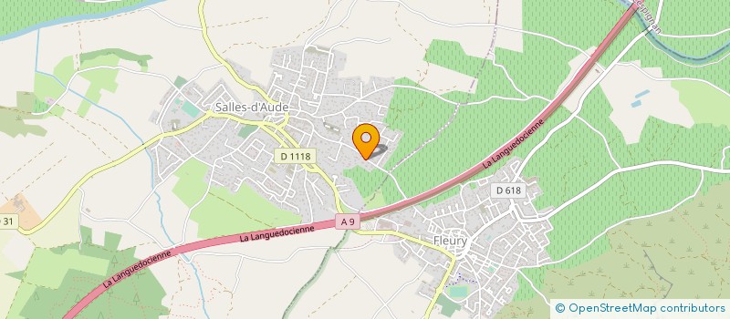 localisation de l'entreprise SARL REBOUL CARRELAGES  SALLES-D'AUDE