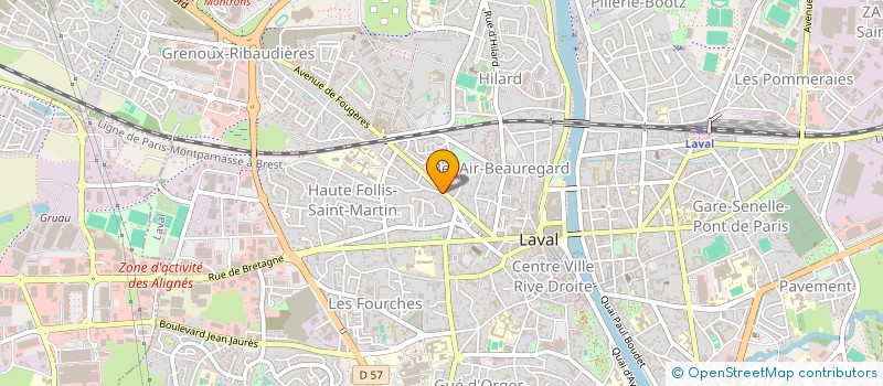 localisation de l'entreprise SARL REC à LAVAL