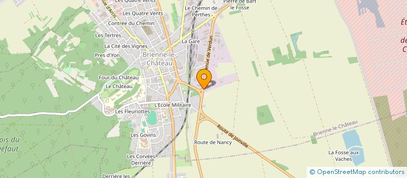 localisation de l'entreprise SARL RECCHIA FRERES à BRIENNE-LE-CHATEAU