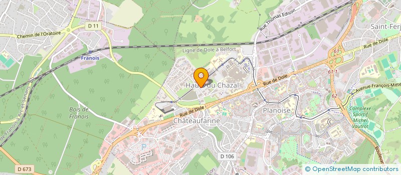 localisation de l'entreprise SARL RECEPTEL à BESANCON