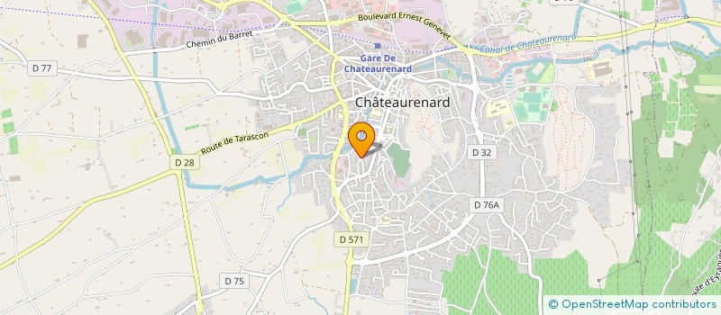localisation de l'entreprise SARL RECHE FACADES  CHATEAURENARD