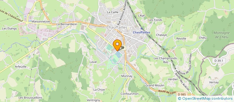 localisation de l'entreprise SARL RECOS à CHAUFFAILLES