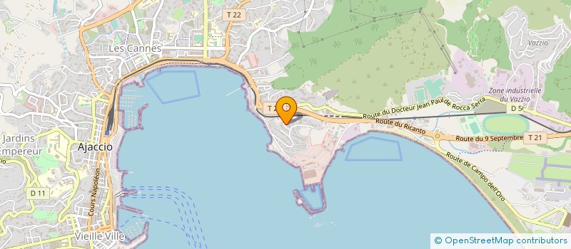 localisation de l'entreprise SARL RECTIF 2A à AJACCIO