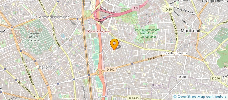 localisation de l'entreprise SARL REDIES à BAGNOLET