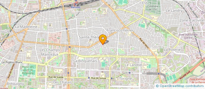 localisation de l'entreprise SARL REFERENCES ELECTRIQUES  RENNES