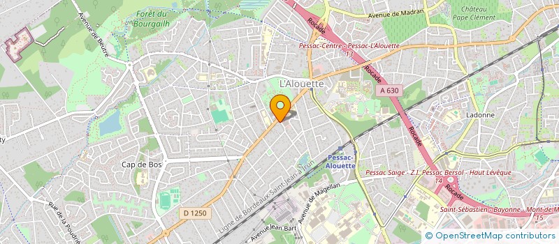 localisation de l'entreprise SARL REFLEX PHOTO  PESSAC