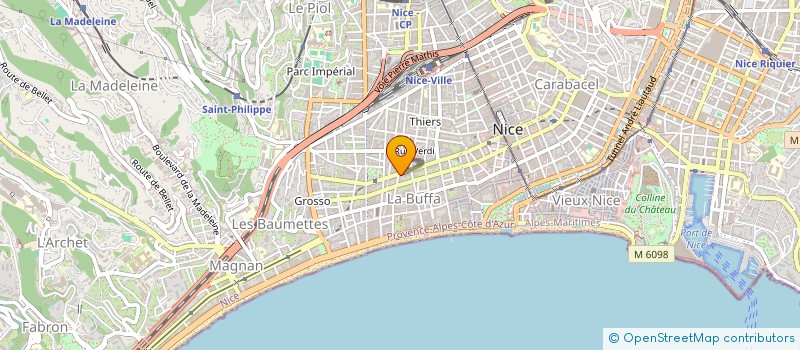localisation de l'entreprise SARL REFLEXE FINANCES à NICE