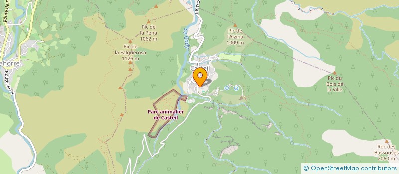 localisation de l'entreprise SARL REFUGE MARIAILLES  CASTEIL