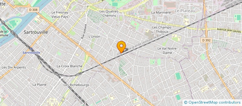 localisation de l'entreprise SARL REGAIN  SARTROUVILLE