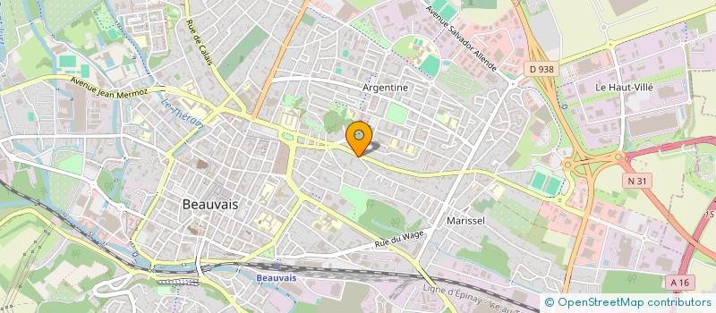localisation de l'entreprise SARL REGAIN à BEAUVAIS