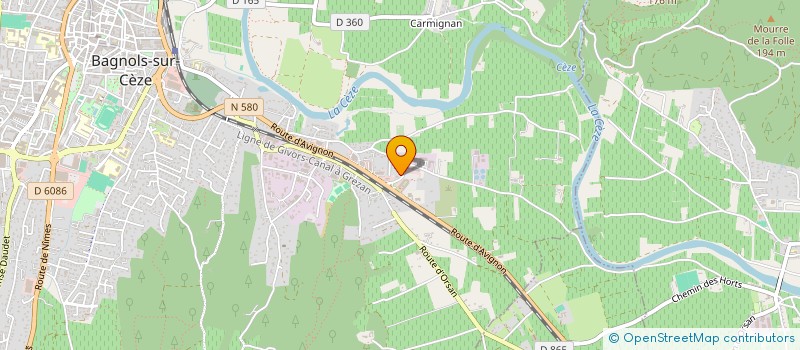 localisation de l'entreprise SARL REGAR INDUSTRIES à BAGNOLS-SUR-CEZE