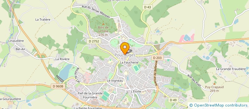 localisation de l'entreprise SARL REGARD à POUZAUGES