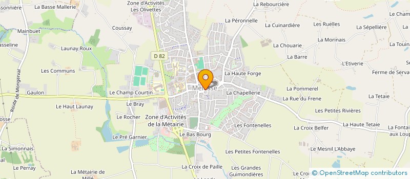 localisation de l'entreprise SARL REGEARD à LA MEZIERE