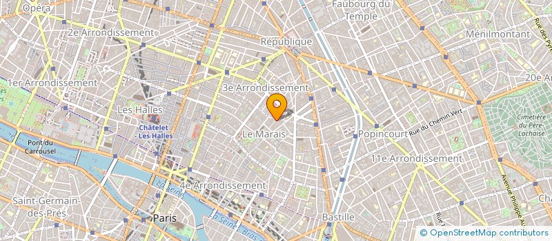 localisation de l'entreprise SARL REGI FLEXI à PARIS