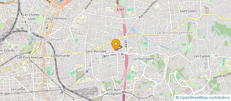 localisation de l'entreprise SARL REGIE FREQUENCE ESPACE à MARSEILLE