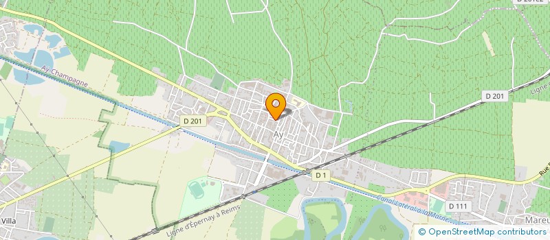 localisation de l'entreprise SARL REGIS FLINIAUX  AY-CHAMPAGNE