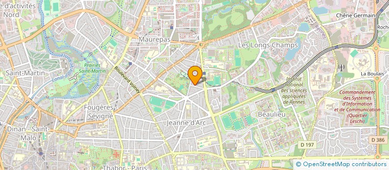localisation de l'entreprise SARL REGIS LOHIER  RENNES