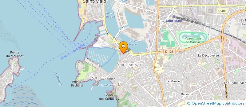 localisation de l'entreprise SARL REGISSEUR DE BIEN ETRE à SAINT-MALO