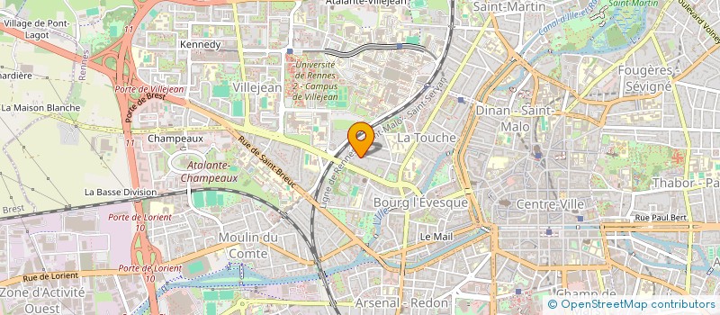 localisation de l'entreprise SARL REGNAULT  RENNES