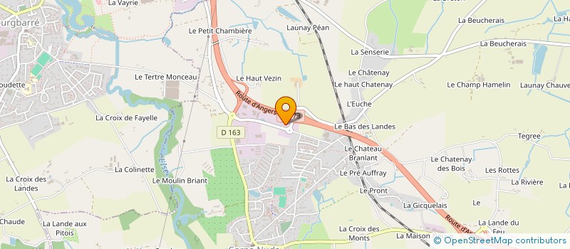 localisation de l'entreprise SARL REGNIER-GAULAY à CORPS-NUDS