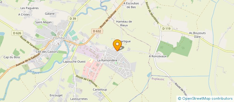 localisation de l'entreprise SARL REHLA à LOMBEZ