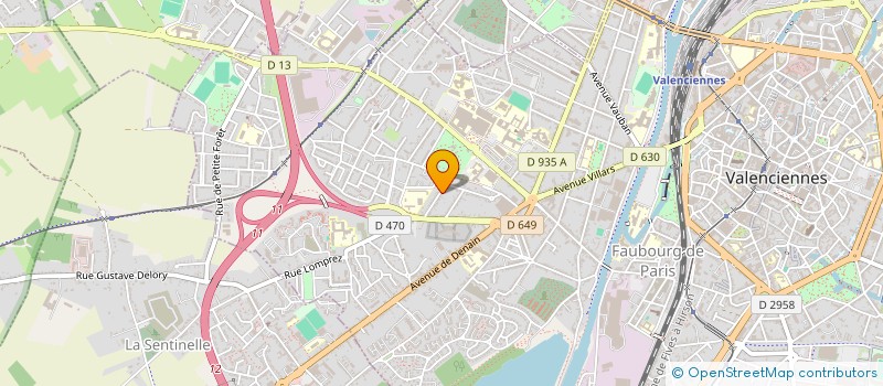 localisation de l'entreprise SARL REIMELEC à VALENCIENNES