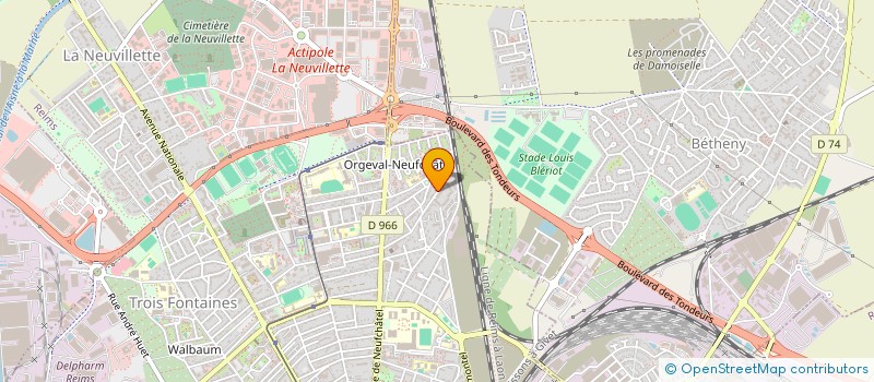 localisation de l'entreprise SARL REIMS CONSTRUCTION RENOVATION  (SARL RCR)  REIMS